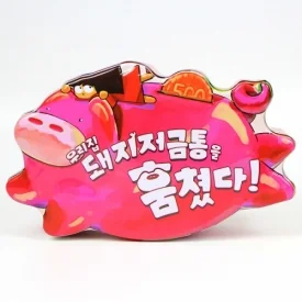 우리집 돼지저금통을 훔쳤다